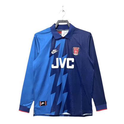 Retro 1995/96 Arsenal Away Long Sleeve Soccer Jersey