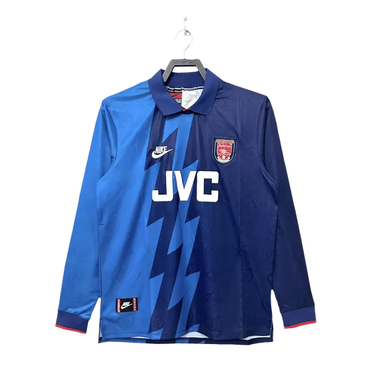 Retro 1995/96 Arsenal Away Long Sleeve Soccer Jersey