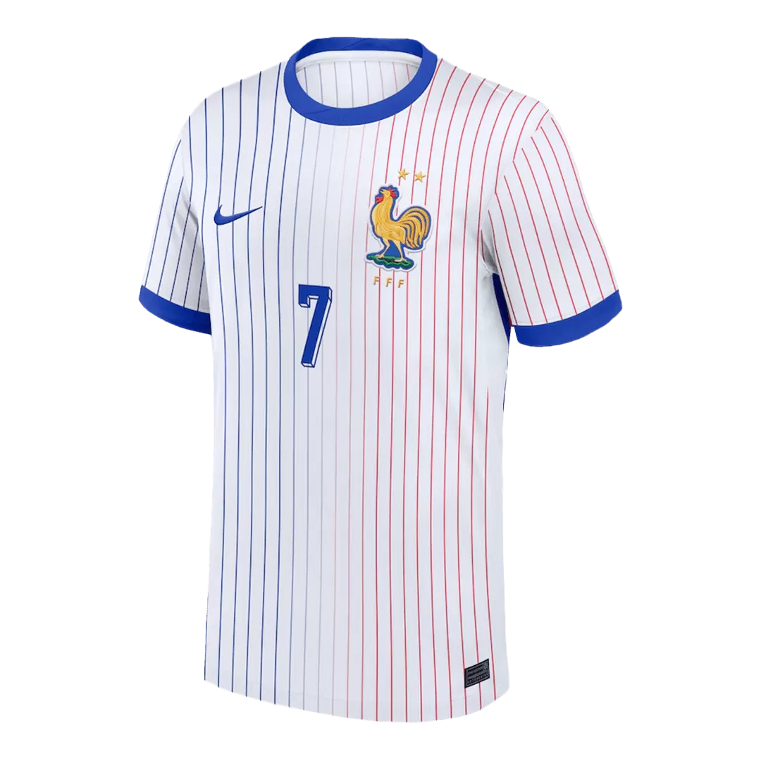 GRIEZMANN #7 France Away Soccer Jersey Euro 2024