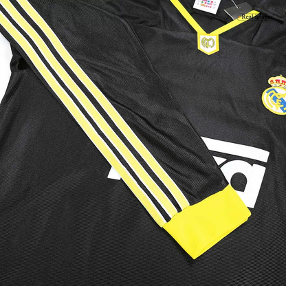 Retro 99/01 Real Madrid Away Long Sleeve Soccer Jersey