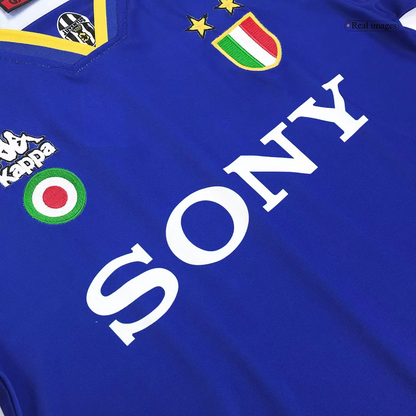 Retro 1995/96 Juventus Away Short Sleeve Soccer Jersey