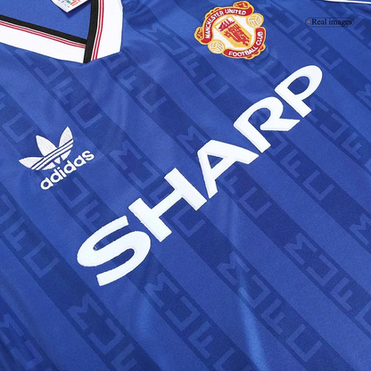 Retro 88/90 Manchester United Away Soccer Jersey