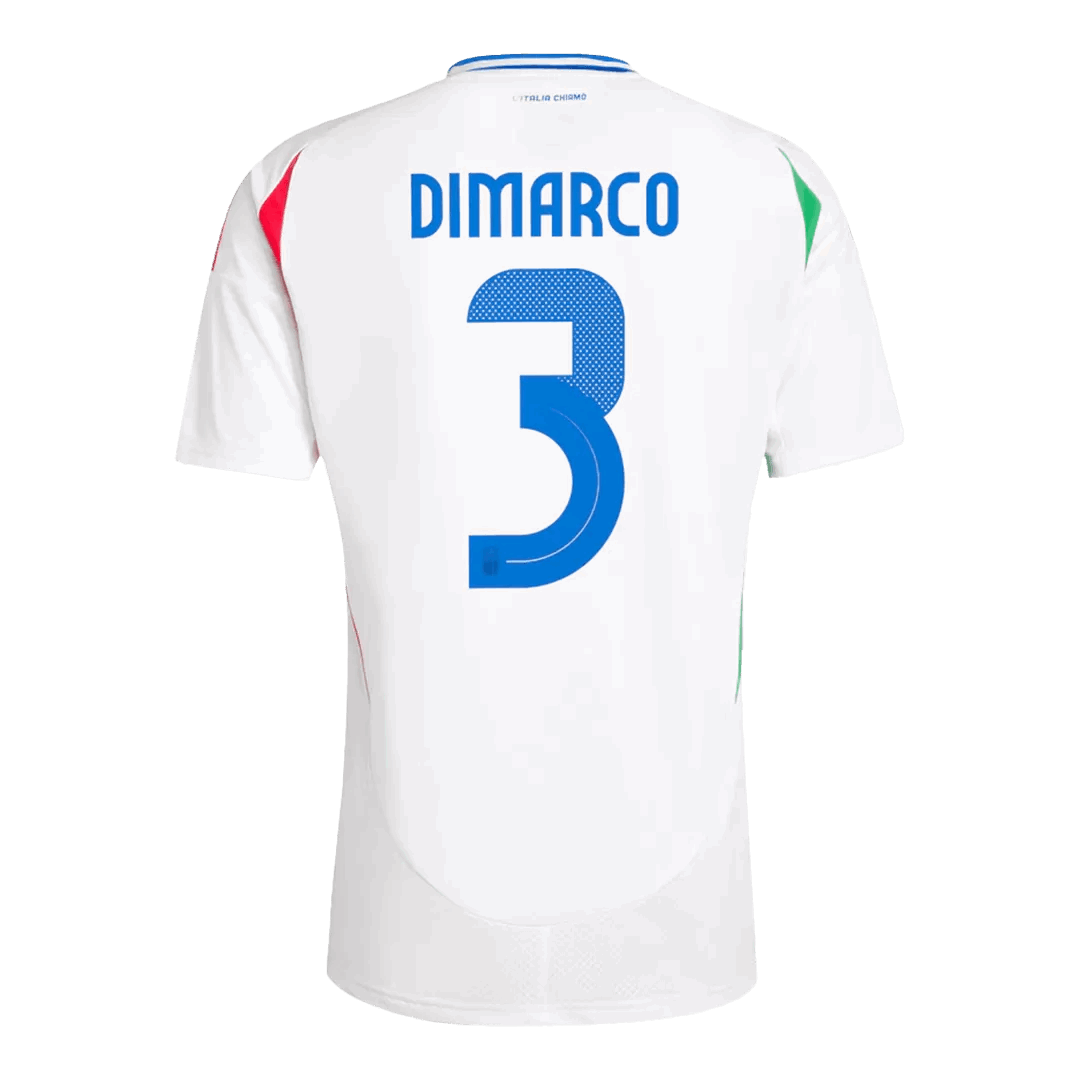 DIMARCO #3 Italy Away Soccer Jersey Euro 2024
