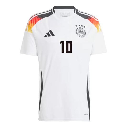 MUSIALA #10 Germany Home Soccer Jersey Euro 2024