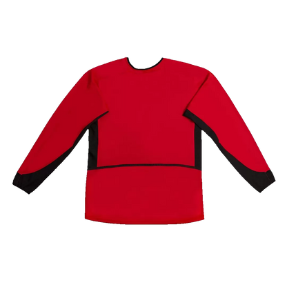 Retro 2002/03 Manchester United Home Long Sleeve Soccer Jersey