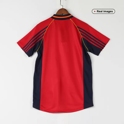 Retro 1998 Spain Home Soccer Jersey