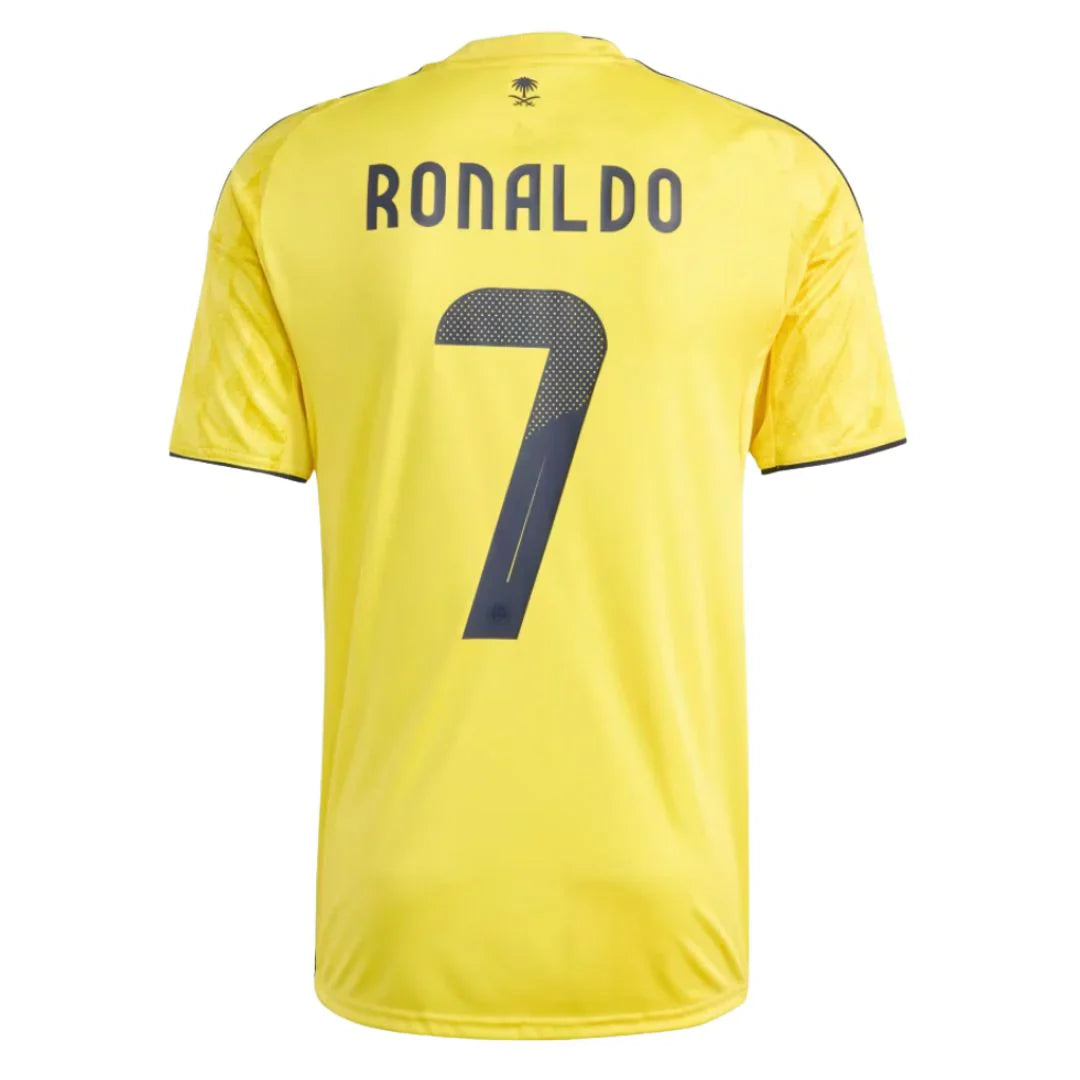 Kids Al Nassr Home Soccer Jersey #7 RONALDO 2025/26
