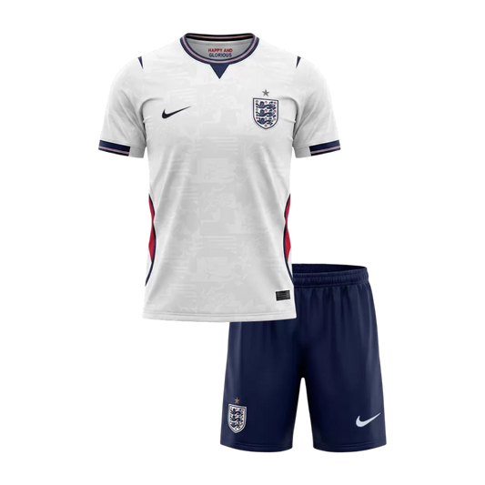 Kids England FIFA World Cup Home Jersey Kit 2026